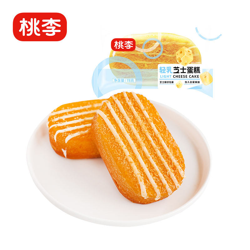 桃李轻乳芝士蛋糕 营养早餐网红小面包休闲零食小吃下午茶沙拉酱