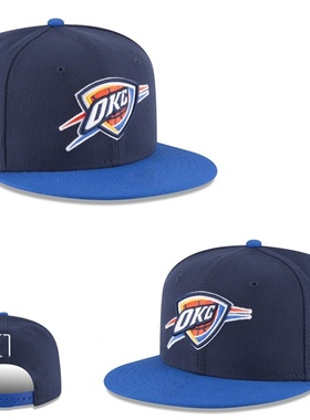 亚历山大篮球帽子2025冠军棒球帽深蓝色百搭硬顶帽OKC帽子潮流帽