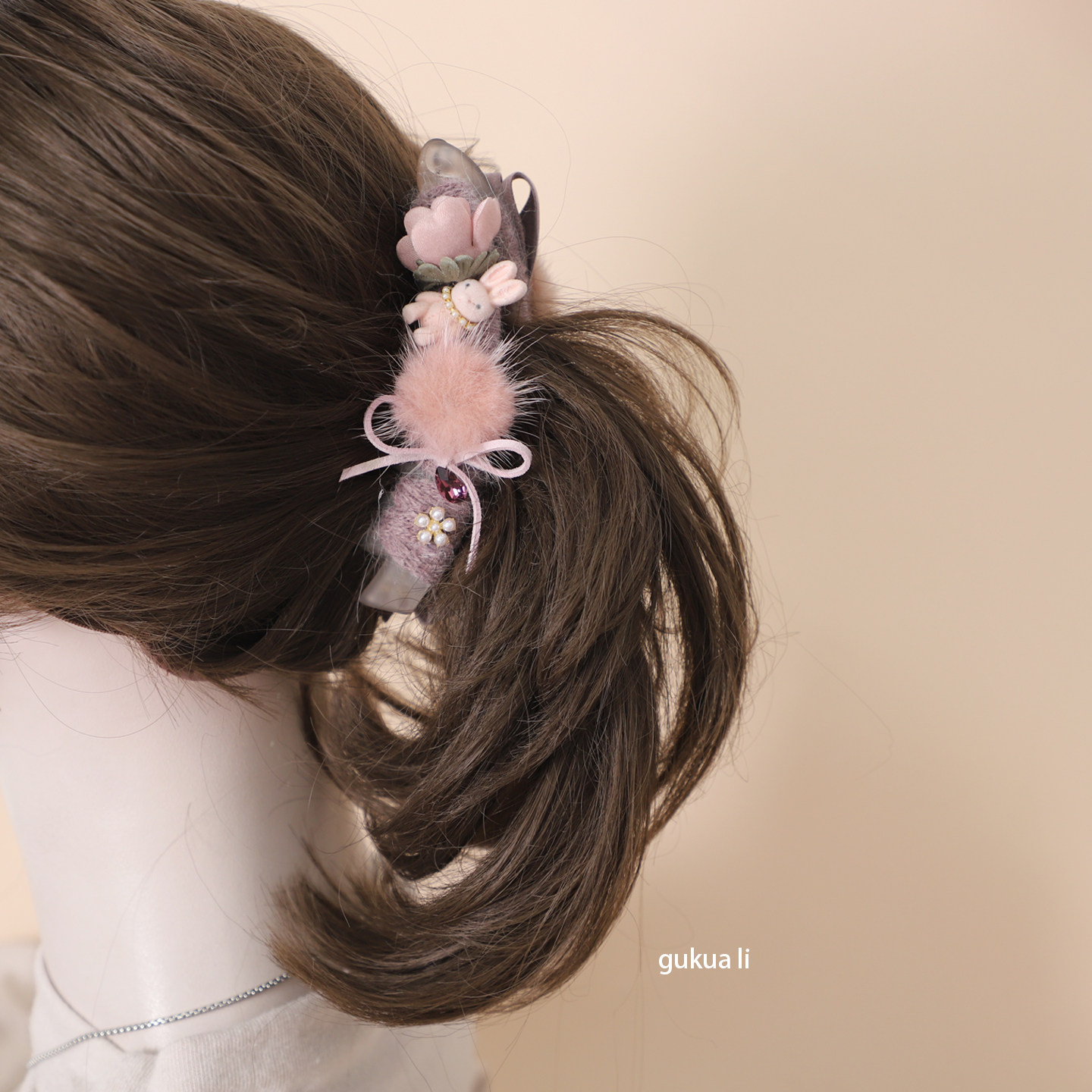 GUKUALI新中式复古盘发夹头饰