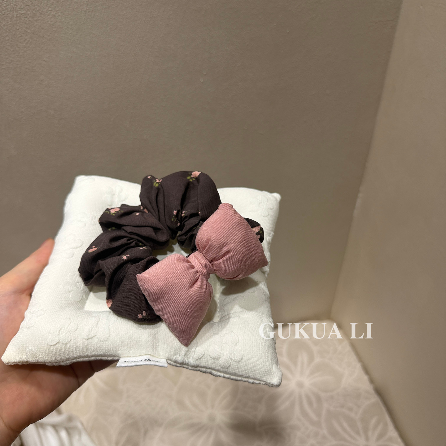GUKUALI欧根纱蝴蝶结发圈百搭