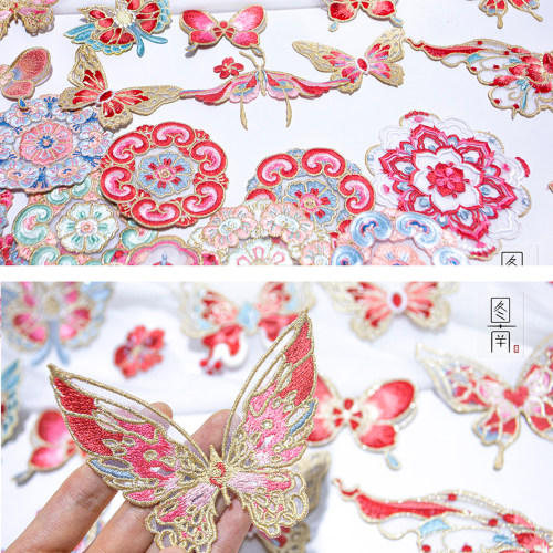 图南刺绣汉服中国风蝴蝶绣花