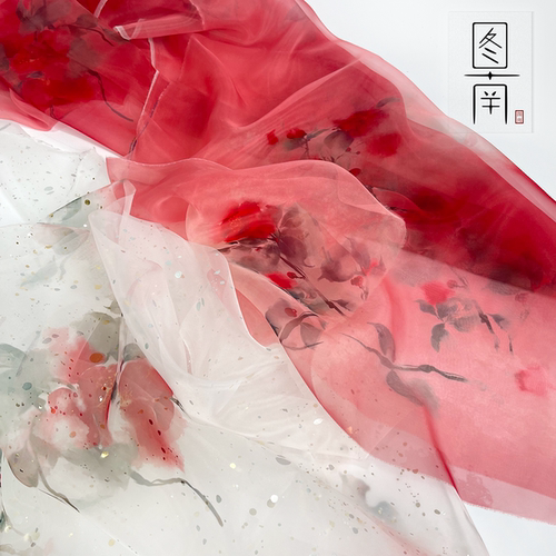 纱汉服布料古风大袖衫面料