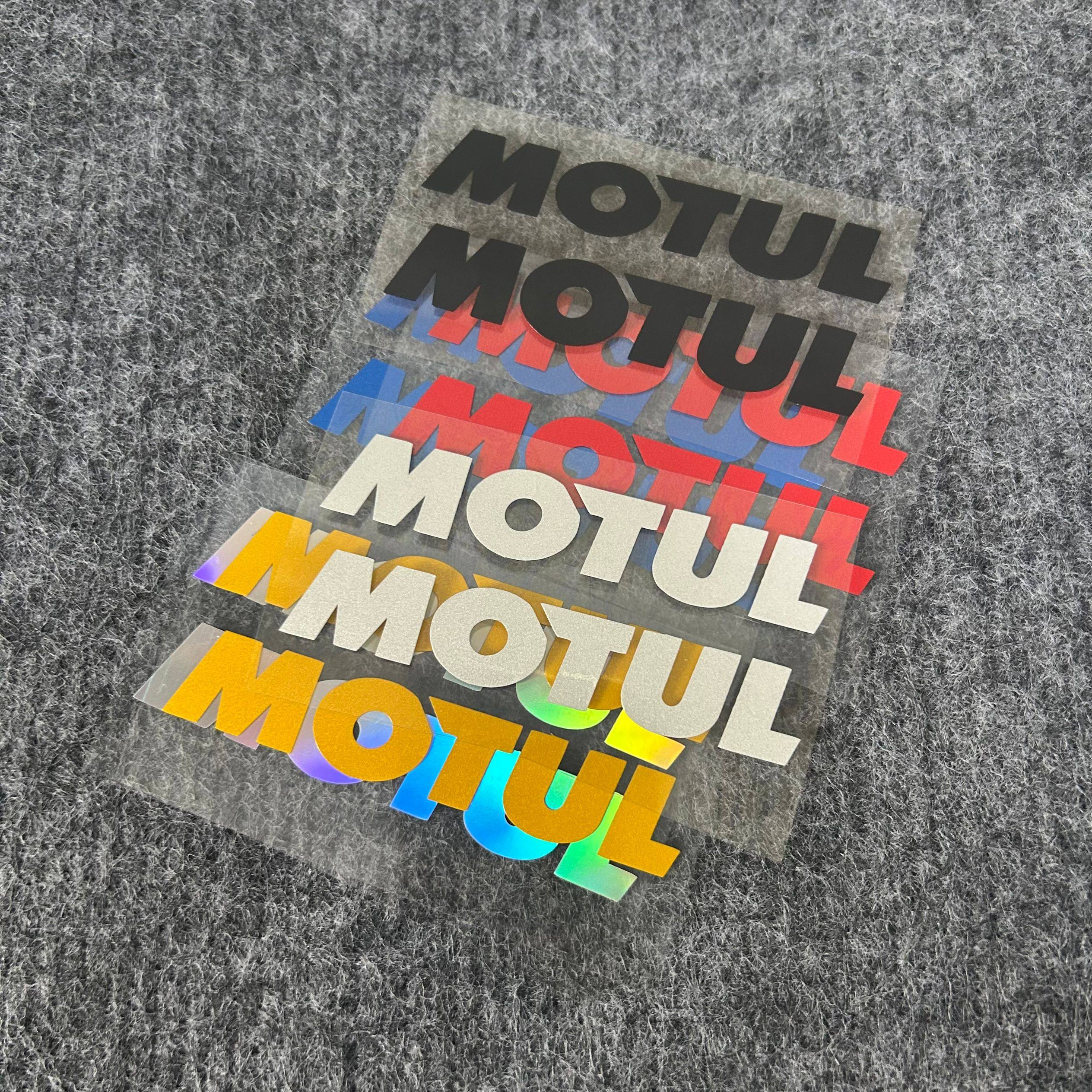 moutl机油润滑油车贴前杠包围LOGO摩特摩托贴纸汽车防水防晒反光