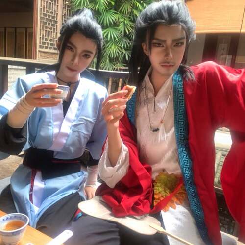 何仙姑吕洞宾钟离权八仙电影cos服装古风二次元cosplay男女服