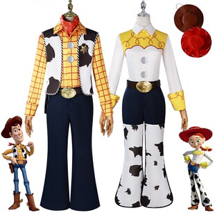玩具总动员cos服胡迪翠丝全套牛仔警长cosplay动漫电影万圣节服装