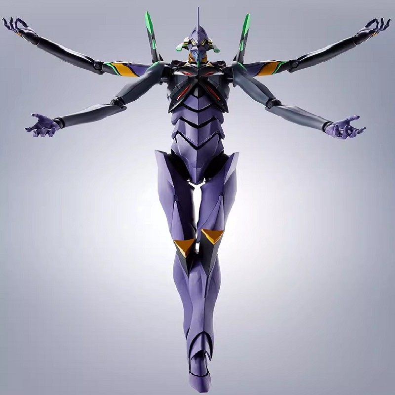 福音战士ROBOT魂EVA十三号机13号机朗基卡西乌斯枪初号机可动手办