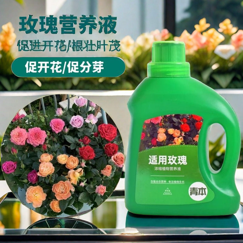 玫瑰花肥料专用肥营养液浓缩液体专用盆栽月季蔷薇花卉植物通用型