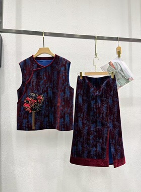 深圳南油原创设计师品牌重工外套套装