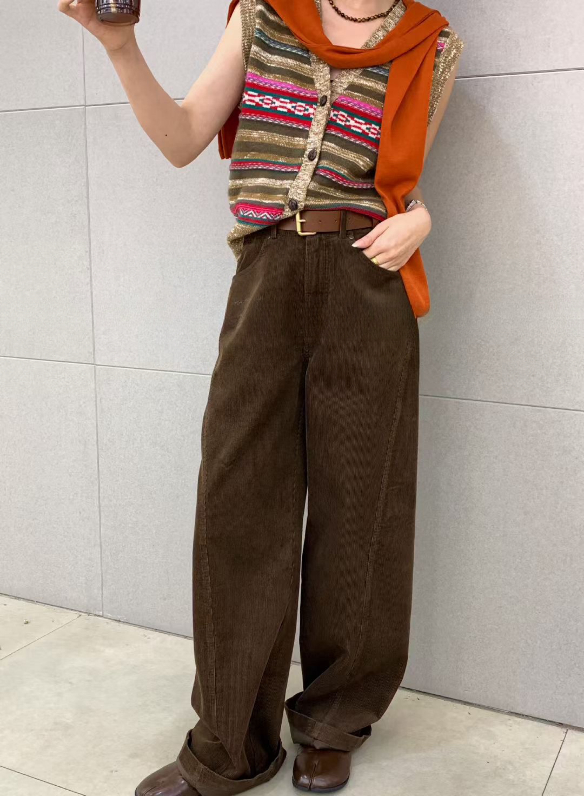 深圳原创设计师品牌时尚针织马甲