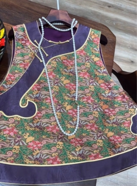 深圳原创设计师品牌新中式风格马甲