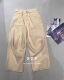 潮牌长裤 卡其色弯刀牛仔裤 新品 E2026春季
