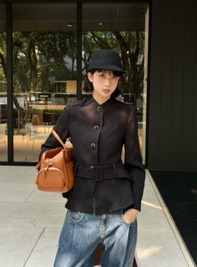 原创设计师品牌重工收腰外套