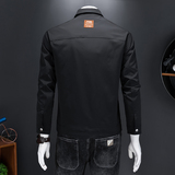 2026新款春秋季男士商务休闲短款修身韩版简约夹克外套2215P165，男装夹克，电商D220