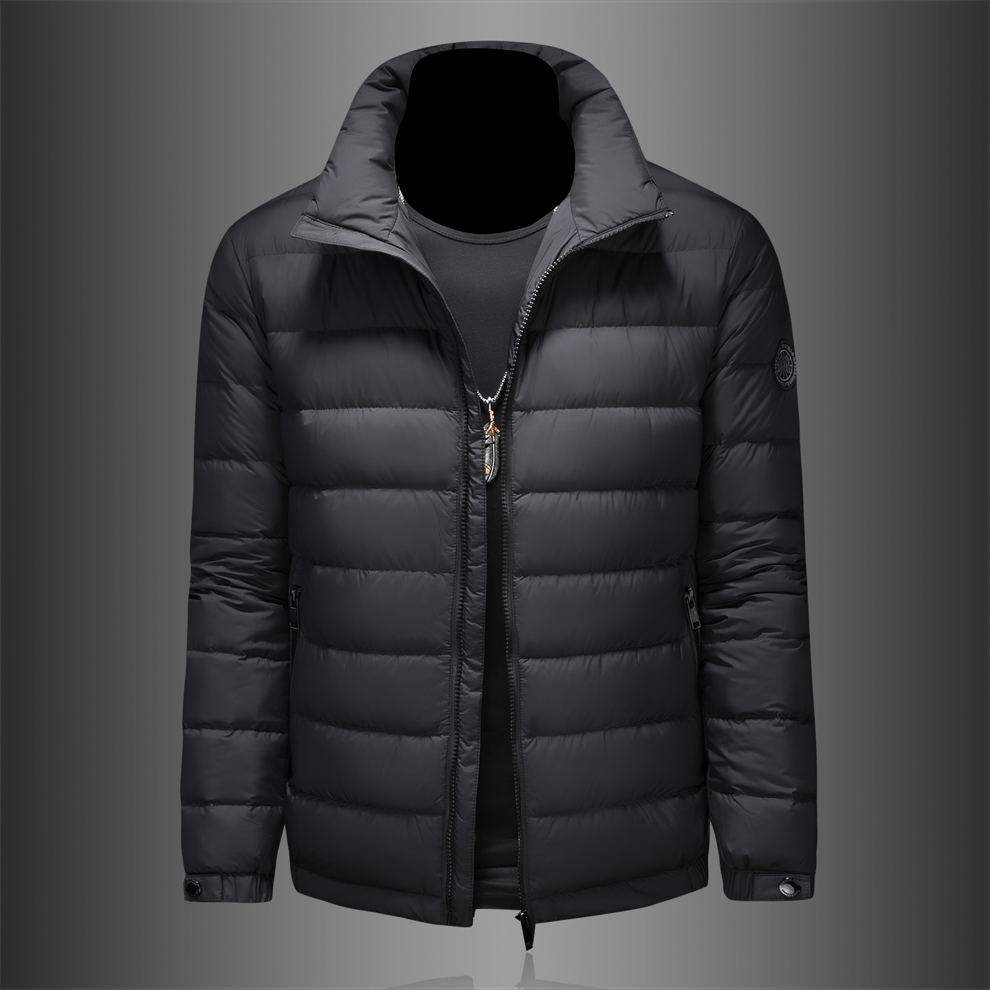 2025男士冬季短款羽绒服印花欧货翻领潮流休闲修身外套29808P310,男装羽绒服,电商D220 2025男士冬季短款羽绒服印花欧货翻领潮流休闲修身外套29808P310,男装羽绒服,电商D220