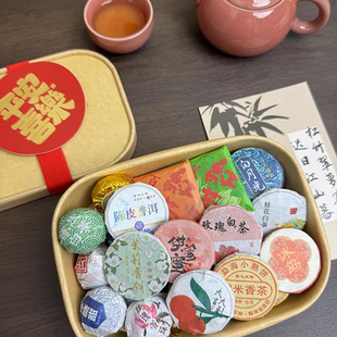 茶样试喝30种茶叶组合装普洱茶红茶白茶花茶生日礼物品茶包礼盒装