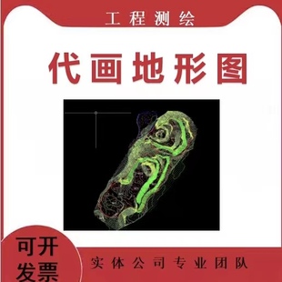 等高线地图代画cass代画宗地图矢量图制作土地确权工程测量