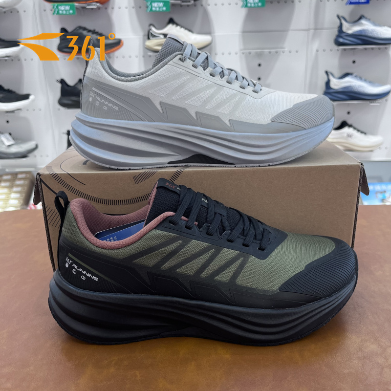 361度男士防滑耐磨休闲运动跑鞋