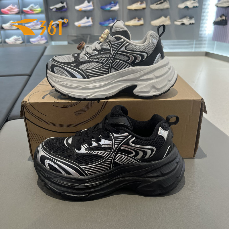 361度女士2025冬季新款千禧厚底增高百搭复古休闲老爹鞋582546769,运动鞋new,跑步鞋,淘宝优惠券,粉丝福利购,淘宝优惠卷