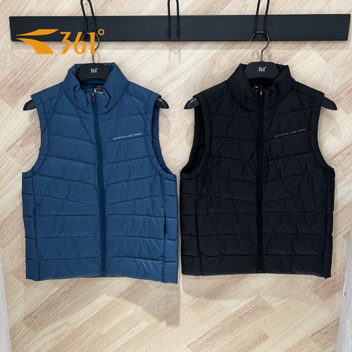 361度男羽绒马甲保暖背心外套