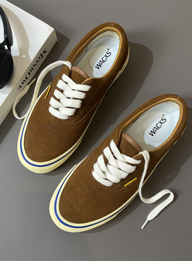 春夏直营复古Futuremade美拉德棕色麂皮防滑小屁孩联名FTMD板鞋