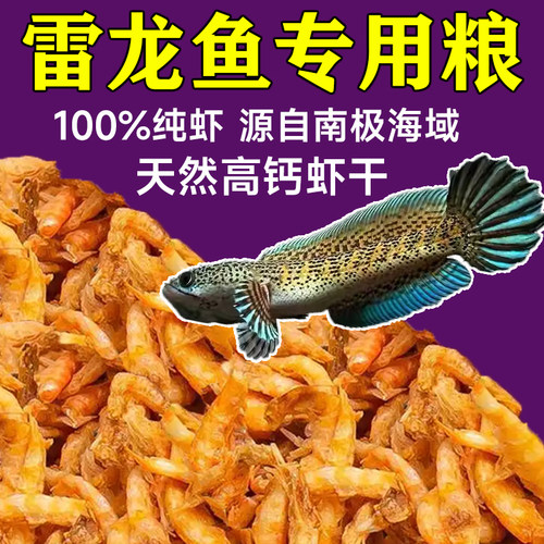 南极鳞虾雷龙鱼专用饲料血鹦鹉罗汉发财热带鱼银龙鱼食虾干鱼饲料