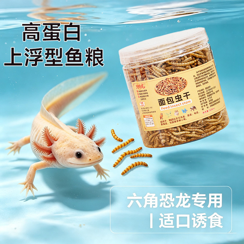 六角恐龙鱼饲料雷龙鱼蝾螈饲料
