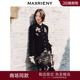 宫廷立体花卉刺绣针织收腰上衣丝绒衬衫 MAXRIENY法式 商场同款