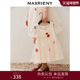 MAXRIENY收腰公主裙浪漫双色花童装 高级气质感女装
