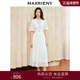 MAXRIENY静奢风连衣裙约会裙子领证小白裙茶歇裙高级气质感女装