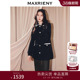 MAXRIENY法式 小香风气质感棉服 复古丝绒收腰X型外套赫本风25冬款