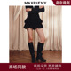 商场同款 MAXRIENY朋克芭蕾风复古小a双层蛋糕超短半裙25冬款