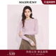 MAXRIENY迪木尔风穿搭套头针织衫 上衣25冬 长袖 羊毛混纺修身 打底衫