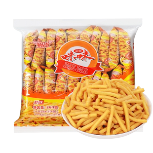 MIMI咪咪虾条18g*20小包袋怀旧儿童膨化小包装零食爱尚虾片薯条