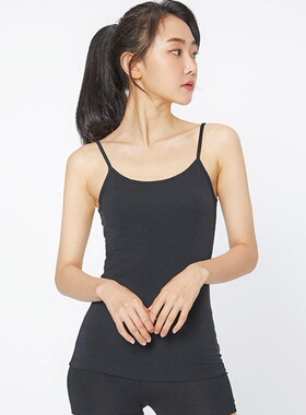 BODYGUARD女黑色白色简约天丝丝滑夏季修身打底吊带背心