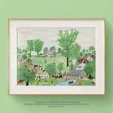 Бабушка Моисей Heal The Cross Stitch 2024 Новая вышиваемая вышивка гостиной