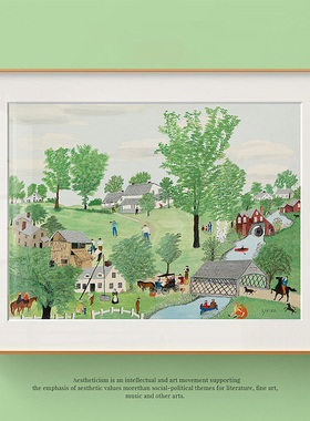 摩西奶奶治愈十字绣2025年新款线绣客厅手工刺绣简约现代diy卧室