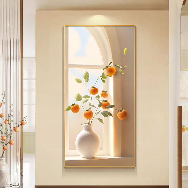 事事如意玄关十字绣简约