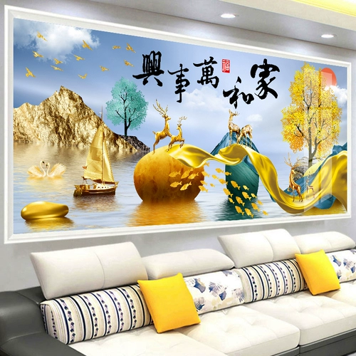 Light Luxury Cross 2023 New Line Emelcodery Public House и Masterchen Emelcodery Diy Fortune Deer Embroidery