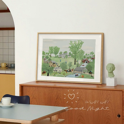 Бабушка Моисей Heal The Cross Stitch 2024 Новая вышиваемая вышивка гостиной