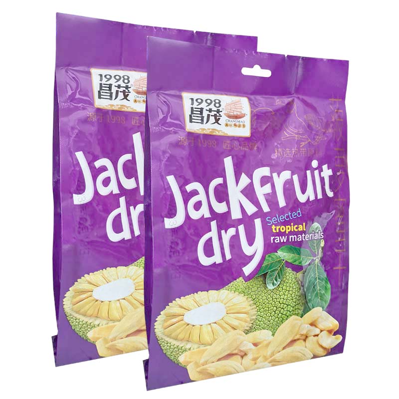 昌茂菠萝蜜干238gX2包酥脆新鲜水果干木菠萝干零食海南特产包装