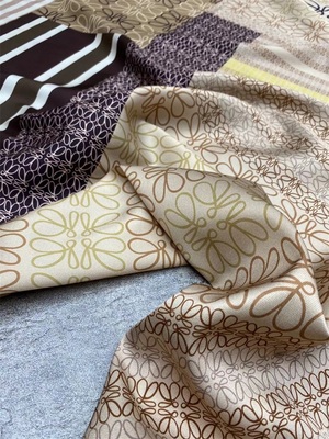 高档弹力飘带桑蚕丝服装布料