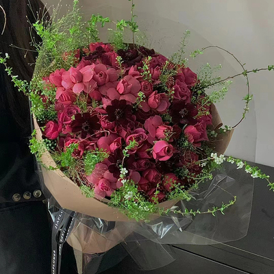 北京鲜花同城速递自然风花束送女友闺蜜朋友杭州广州深圳上海送花