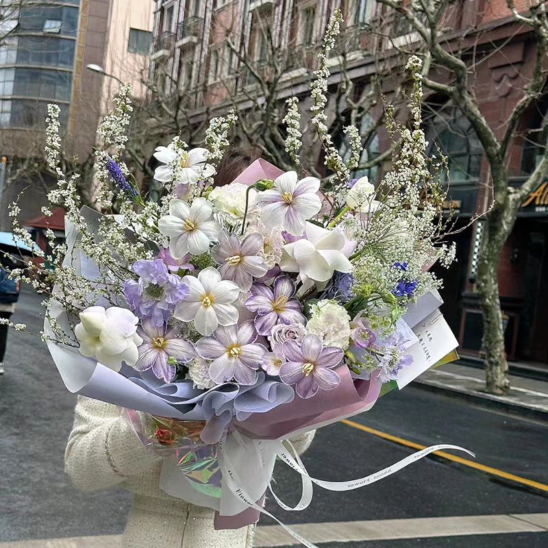 母亲节北京鲜花同城速递郁金香送女友闺蜜朋友妈妈生日纪念日升职