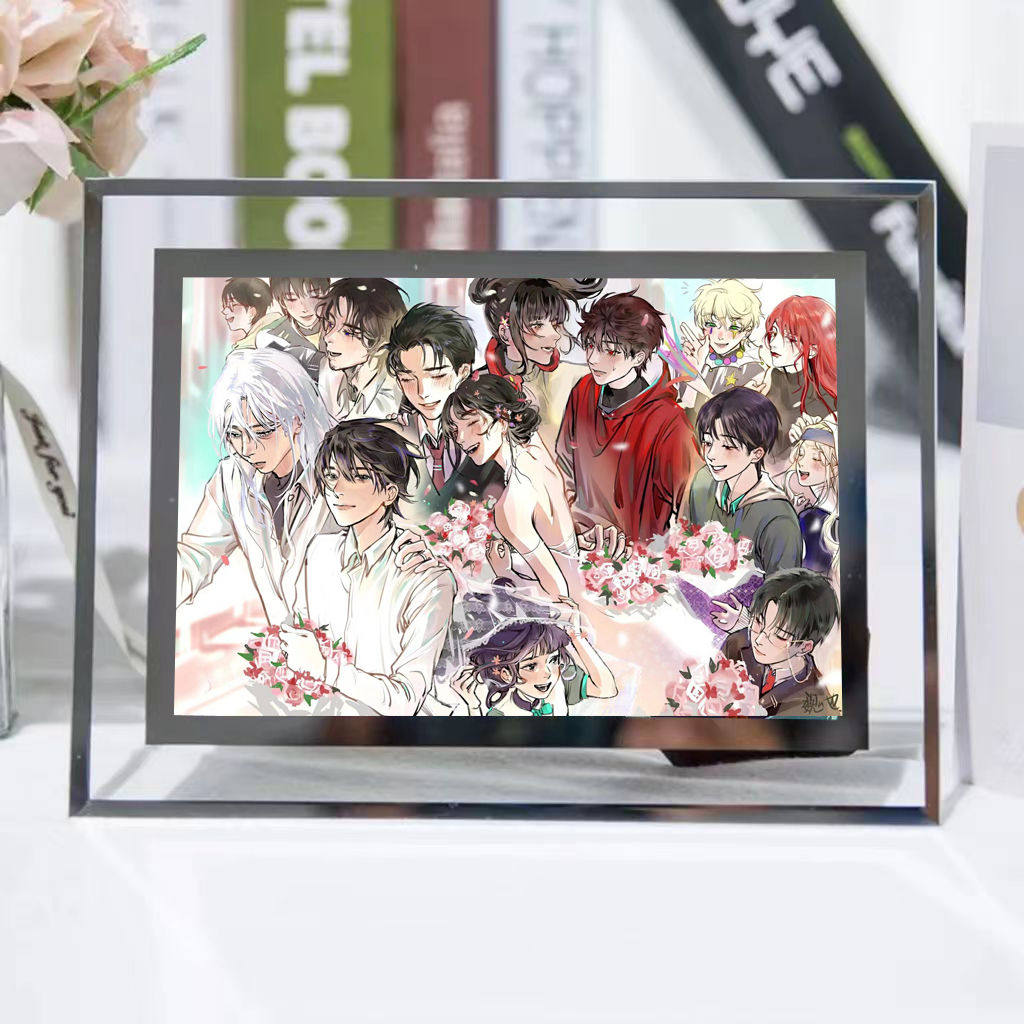 白柳同款惊悚刘佳仪里封神我游戏周边辣椒相框水晶玻璃壶在鱼