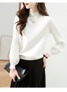 气质高级感内搭针织半高领漂亮打底衫 毛衣女春秋新款 哥家女装 正品