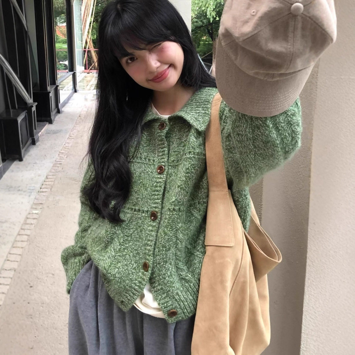 园园美衣韩代H.one文艺复古风翻