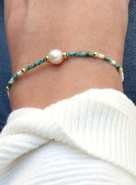 MLGM原创设计天然淡水珍珠手链女小众高级感轻奢气质百搭手串