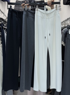 ACS2026春季新款高腰显瘦休闲裤女百搭抽绳直筒小个子神裤9966#