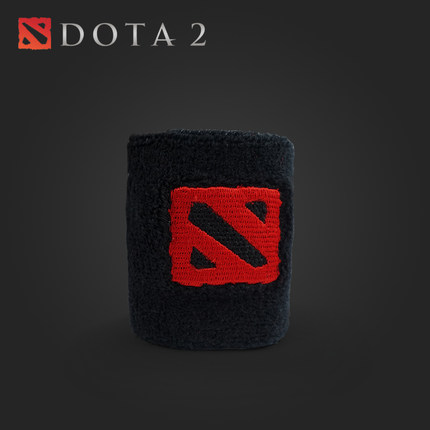 Dota2定制周边 刀塔实物 纯棉LOGO标志运动篮球手腕护腕