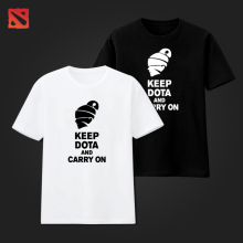 短袖 敌法师Keep Dota Carry T恤上衣 And